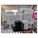 Ceramic Kitchen Containers and Mugs