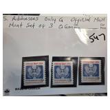 Official Mail USA Mint Stamp Set