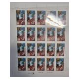 USA Soccer Postage Stamp Sheets