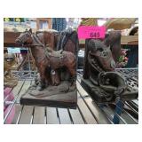 Western-Themed Decorative Bookends