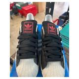 Adidas Black and Red Sneakers, Made in Indonesia