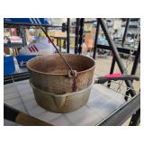 Two Metal Pots With Handles