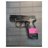 Black Airsoft Plastic Handgun Replica