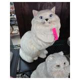 Ceramic Feline Figurines