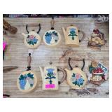 Handcrafted Ceramic Teapot Wall Decor Set