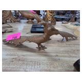 2-Piece Brass Bird Figures