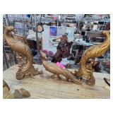 Decorative Peacock Sculptures
