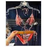 Seafolly Two-Piece Swimsuit with Colorful Print