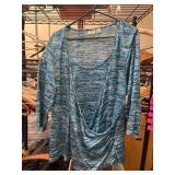 Cato Woman Blue Knit Top