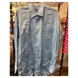 Modena Menï¿½s Cotton Dress Shirt in Blue