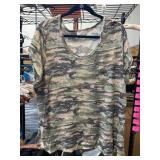 Bobbie Brooks Plus Size 3X Camo Top