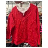 Carolyn Taylor Womenï¿½s Red Henley Top