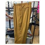 Menï¿½s Mustard Polyester Pleated Pants by Davi
