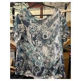 Terra & Sky Womenï¿½s 3X Polyester Top