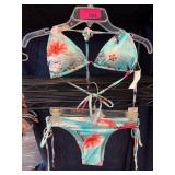 Seafolly Floral Print Bikini Size 10