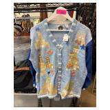 Storybook Knits Blue Sweater With Decorative Motif