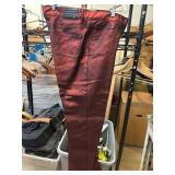 INC Menï¿½s Metallic Red Pants