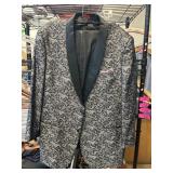 Linea Uomo Black Patterned Blazer