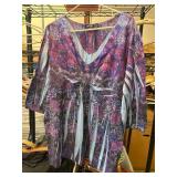 APT. 9 Womenï¿½s 3X Purple Blouse