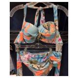 Seafolly Two-Piece Floral Swimwear Set