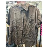 Murano Silk 2X Brown Shirt