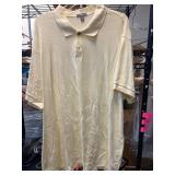 Apt. 9 Menï¿½s Yellow Polo Shirt, Size XXL
