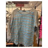 Derek Heart Plus 2X Striped Shirt