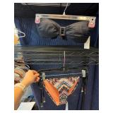 Two-Piece Black and Patterned Bikini Set