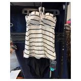 Seafolly Black and White Tankini Swim Set