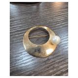 Sarah Coventry Gold-Tone Circle Brooch