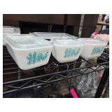 Pyrex Butterprint Nesting Refrigerator Boxes