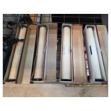 Four Player Piano Rolls in Boxes