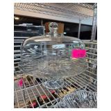 Glass Cake Stand With Dome Lid