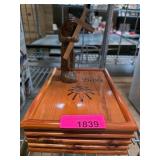 Wooden Jesus Figurine and Memorial Holy Bible