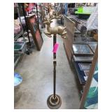 Gold-Tone Reindeer Standing Wreath Hook