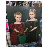 20x24 Original Painting of Two Children