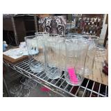Clear Glassware and Decor