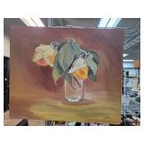 Still Life Oil Painting by B. Bajiri, 1996