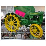 John Deere Model Tractor in Green and Yellow