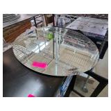 Oval Mirror With Hanging Hardware