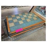 Decorative Chess Set in Case with Board