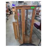 Wood and Glass Display Cabinet
