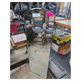 Wood-Backed Wall Mirror with Arched Top