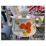 Hand-Painted Italian Ceramic Pot by Mancioli