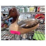 Hand-Carved Wooden Duck by John W. Ball