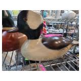 Hand-Painted Wooden Duck Decoy by John W. Ball