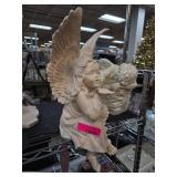 Henri Studio Angel Sculpture in White Finish