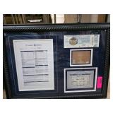 Yankees vs. Mariners Framed Collage with Dirt