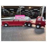 Tonka Red Ladder Fire Truck Toy