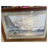 Bob Sanders Landscape Painting in Frame